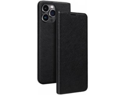 Capa Fólio Aba Proteção para iPhone 15 Pro Max BIGBEN CONNECTED Pele Preto