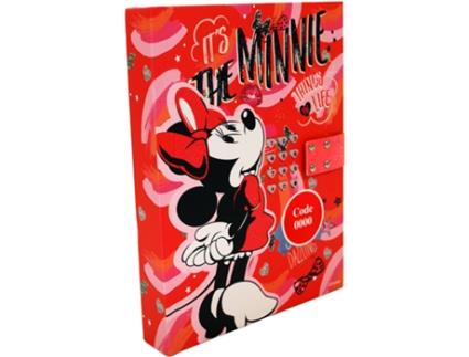 Diario Segredo com Código e Som Minnie (3 anos)