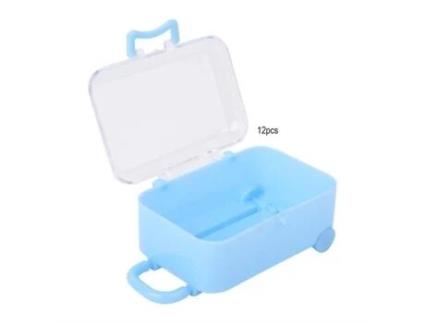 HURRISE 12 Unidades de Caixas de Doces em Formato de Mala com Rodas e Alça