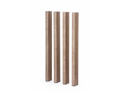 Pernas de Alumínio com Efeito de Madeira para Floreiras MONDUM Mediterrâneo H62,5 cm