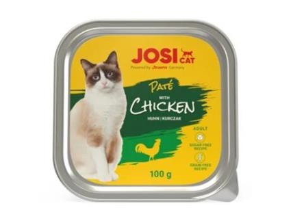 JOSICAT Alimento em Patê para Gato Adulto Frango 100G