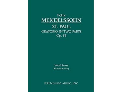 Livro St Paul Op 36 Vocal score German Edition de Felix Mendelssohn (Alemão)