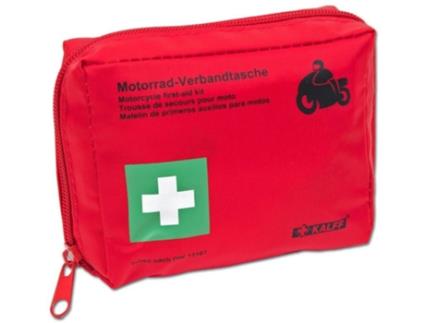 Bolsa de Primeiros Socorros para Motocicleta KALFF Conteúdo Din 13167 Vermelho