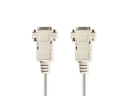 Vga Cable Vga Male Vga Male Nickel Plated Maximum Resolution: 1024X768 2.00 M Round Abs Ivory Label NEDIS