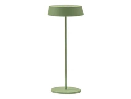 Inemuri Pale Green Usb Touch Led Candeeiro de Mesa Recarregável e Regulável 12H Autonomia ROSSINI ILLUMINAZIONE