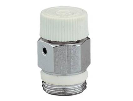 Válvula de Escape Manual CALEFFI de 1/4 de Polegada BSP para Ventilação de Ar de Radiador sem Necessidade de Chave