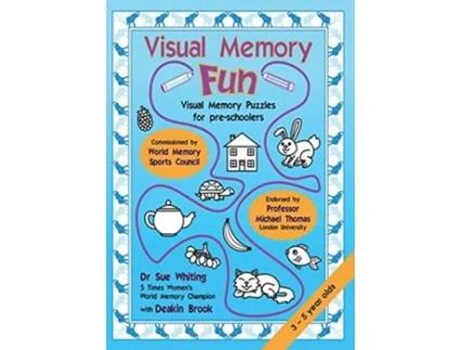 Livro Visual Memory Fun Visual Memory puzzles for preschoolers de Sue Whiting (Inglês)