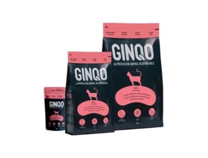 Ração GINQO Gatos: Hipoalergênico Sem Cereais e Sustentável com Superproteína de Hermetia Illucens 0,5Kg