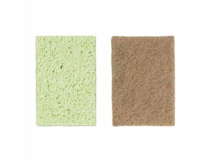 2 esponjas ecológicas para esfregar sem riscar MR ECO