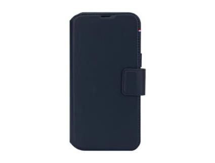 Capa Fólio Magsafe Concha Amovível para iPhone 16 Pro DECODED com Porta-Cartões Azul