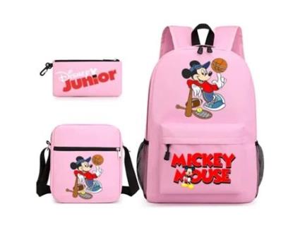 KOHREE Conjunto de Três Peças de Mochila de Estudante Do Mickey Mouse