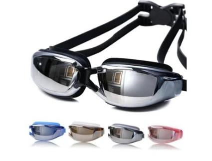 Óculos de Natação de Proteção Antiembaçante VENIYSMLIS Preto