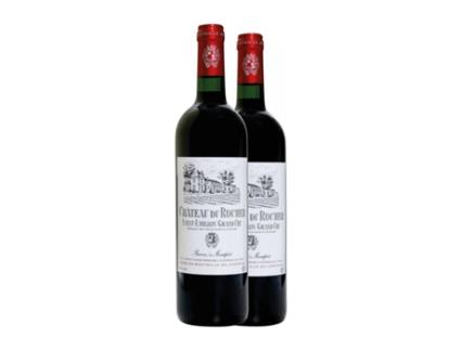 Vinho BARON DE MONTFORT Baron de Montfort. Château du Rocher Saint-Émilion Grand Cru (0.75 L - 2 Unidades)