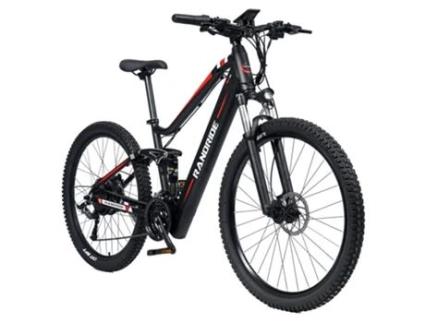 Bicicleta Elétrica RANDRIDE Ys90 com Suspensão Total e Travão Hidráulico