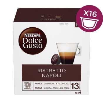 Cápsulas Nescafé  (16 Unidades) Ristretto Napoli