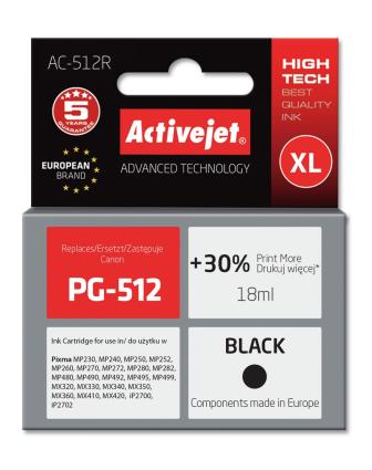 Tinteiro Compatível PG-512 Canon (Preto) - 