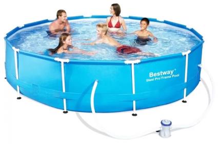 Piscina Steel Pro 6473L + Bomba de Filtro (366 x 76cm) - 