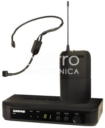 Central Microfone UHF s/ Fios c/ Micro Cabeça - 
