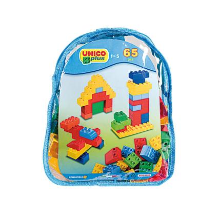 Mochila Pequena 64 Peças Encaixe