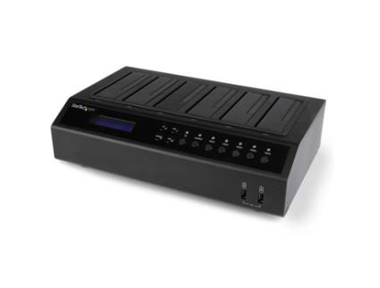 SATDOCK5U3ER Duplicador Meios E Dados Duplicador HDD 5 Cópias Preto