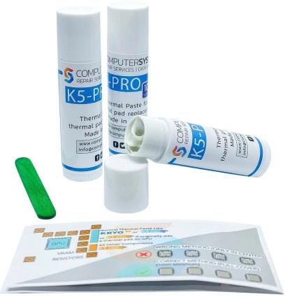 K5 Pro 30G 3X10G Pasta Térmica Viscosa para Substituição de Almofada Térmica Massa de Almofada Térmica Líquida