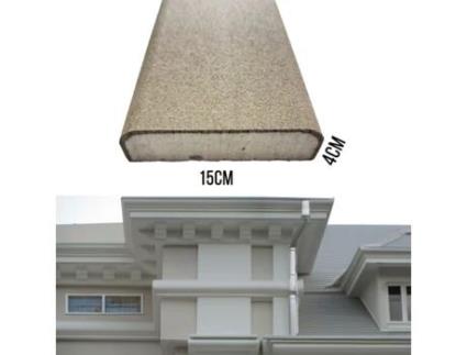 Pacote de 18Ml de Moldura Decorativa em Xps Revestido de Resina para Uso Externo 15X4X200Cm Pd149 ETERNAL PARQUET