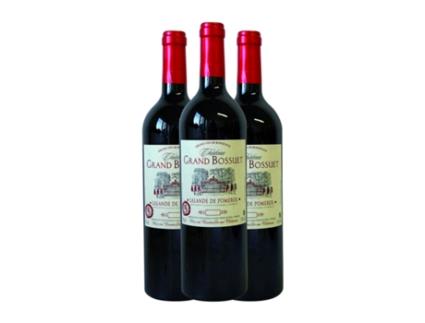 Vinho CHÂTEAU GRAND BOSSUET Lalande-de-Pomerol (0.75 L - 3 Unidades)