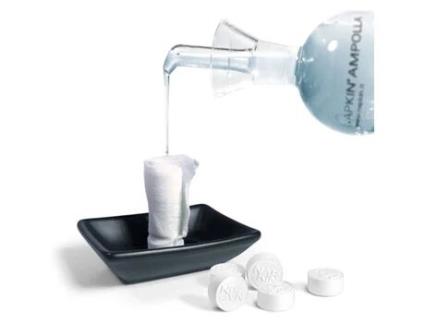 80 comprimidos de lenços descartáveis GUARDANAPO