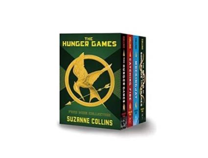 Livro Hunger Games Four Book Collection de Suzanne Collins (Inglês - Capa Dura)