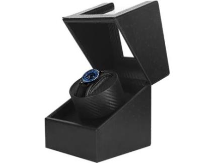 Enrolador de Relógio Caixa de Enrolamento de Relógio Único com Motor Silencioso Enrolador de Relógio para 1 Relógio TRANTECH