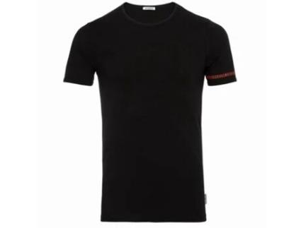 Conjunto de T-Shirts de Homem BIKKEMBERGS UNDERWEAR Sapatos Tecido Preto - 2pcs (M)