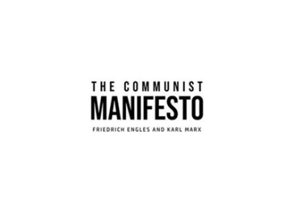 Livro The Communist Manifesto de Karl Marx Friedrich Engles (Inglês)