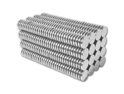 Pack 1000 Un Íman Neodímio Forte Disco 4X2Mm MAGNET