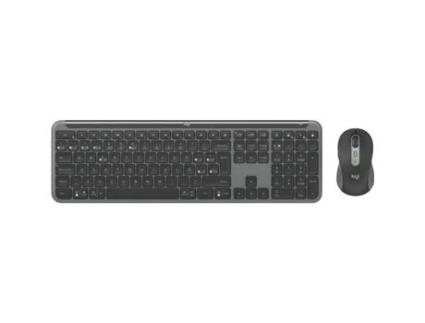 LOGITECH - Teclado e Rato LOGITECH MK950 (Grafite - Aço - Bluetooth - Bluetooth - Qwerty espanhol) Teclado e Rato LOGITECH MK950 (Grafite - Aço - Bluetooth - Bluetooth - Qwerty espanhol)