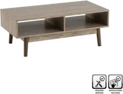 Mesa UNIMASA Centro Madeira Castanho