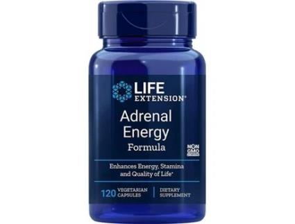LIFE EXTENSION Adrenal Energy Formula 120 Cápsulas Vegetarianas