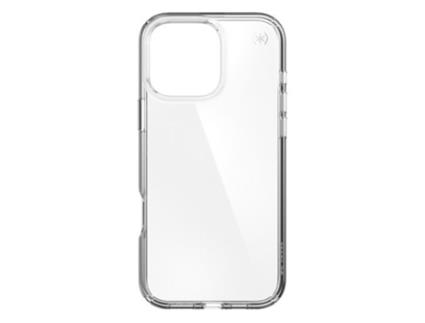 Capa Presidio Microbiana para iPhone 16 Pro Max SPECK Plástico Anti-Choque Transparente
