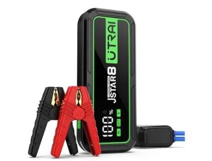 Starter Battery Starters Portable Power Bank Carregamento Sem Fio Propulsion Booster 2500A 16000Mah 10W UTRAI Jstar 8-Car Jump UTRAI