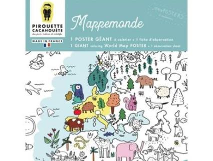 Pôster para Colorir Animais Do Mundo Youdoit