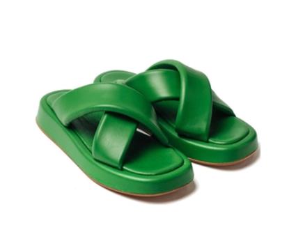 Sapatos de Mulher VAMSKO Pele Verde (39)