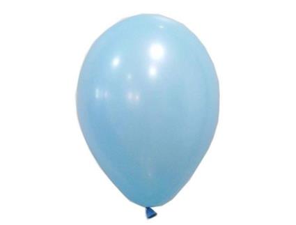 Balão Opaco Azul Claro X50 HB