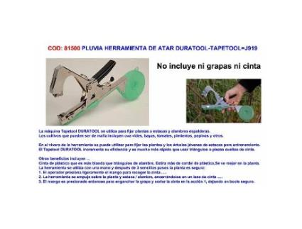 Pluvia herramienta de atar duratool-tapetool j919 sin cinta