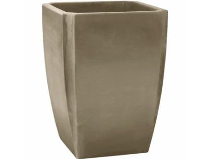 Vaso ECOLUX Ø 47 Cm Cinzento Plástico Quadrado