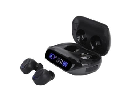 HURRISE Fio Fones de Ouvido Estéreo H66 Fio Fones de Ouvido com Display Digital Fone de Ouvido Estéreo Cassete de Som de Fio Real