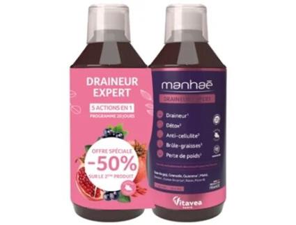 VITAVEA Manhaé Drenagem Especialista Pack de 2 X 500 Ml