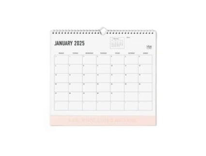 Calendário de Parede 2025 LETTS OF LONDON Conscious 30X27Cm Rosewater Ll082350-25