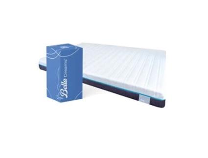 Colchão Memory Confort Altura BELLADREAMS Azul (140x200)