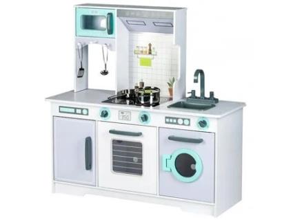 Grande Cozinha Infantil em Madeira com Acessórios ECOTOYS