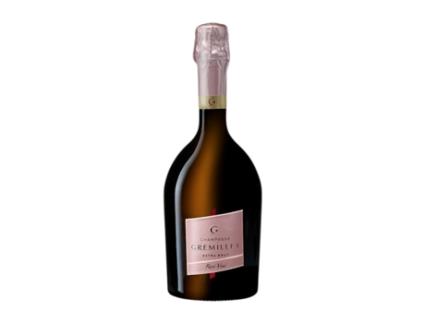 Espumante rosé GREMILLET Rosé Vrai Pinot Preto Extra Brut Champanhe (0.75 L - 1 Unidade)