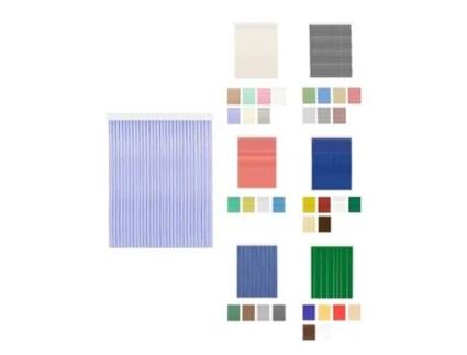 Cortinas Exteriores Impermeáveis ??– Cortinas Anti-Moscas para Terraços e Alpendres Desire - Azul 90 x 240 cm